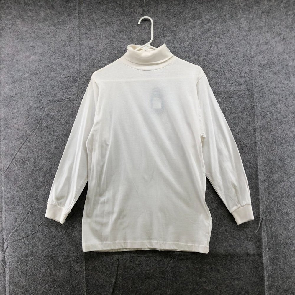 NWT Geographic High Performance Gear Womens White Turtleneck Long Sleeve Shirt L